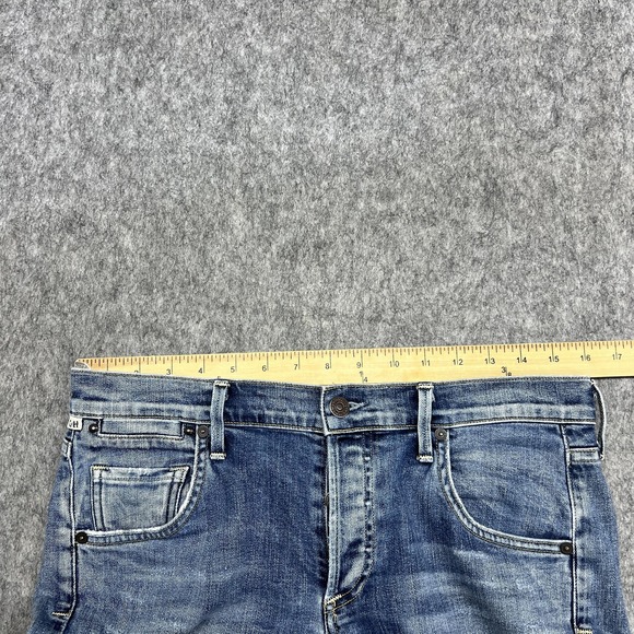 Citizens Of Humanity Emerson Jeans Womens 27 Blue Slim Boyfriend Distressed Prep - Picture 12 of 16